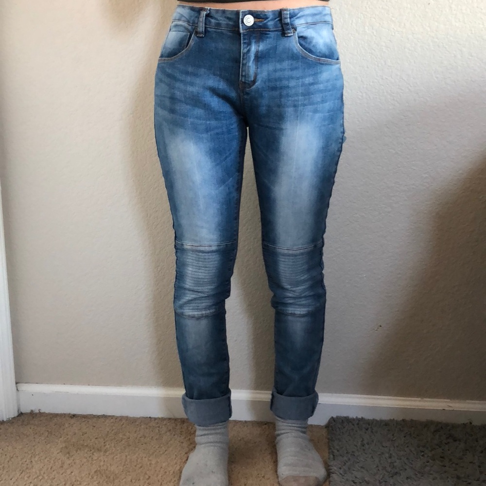 Bleached Medium/Light Wash Jeans